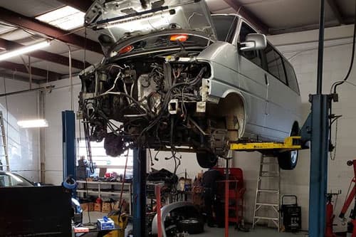 Car in Shop